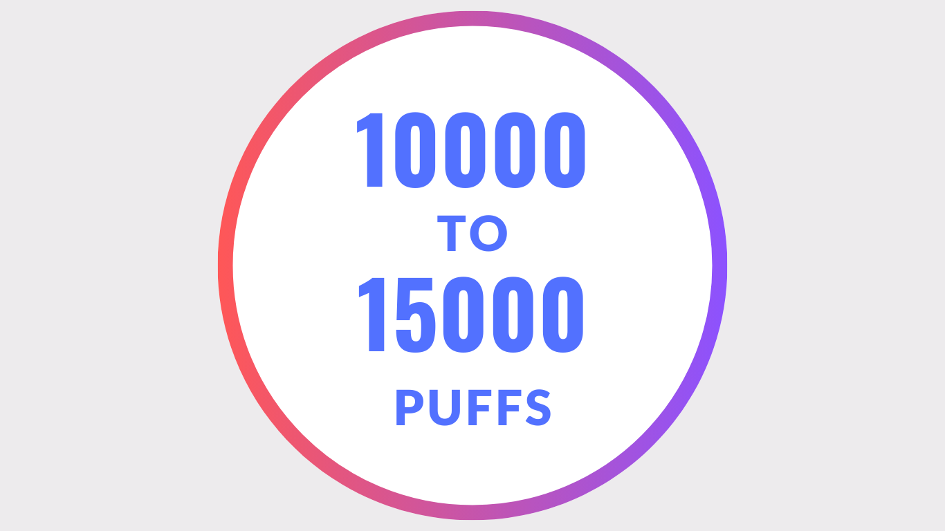 10000 - 15000 Puffs