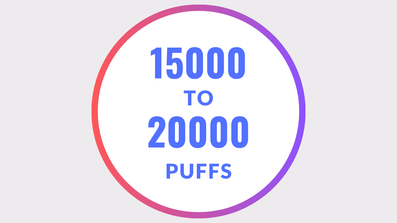 15000 - 20000 Puffs