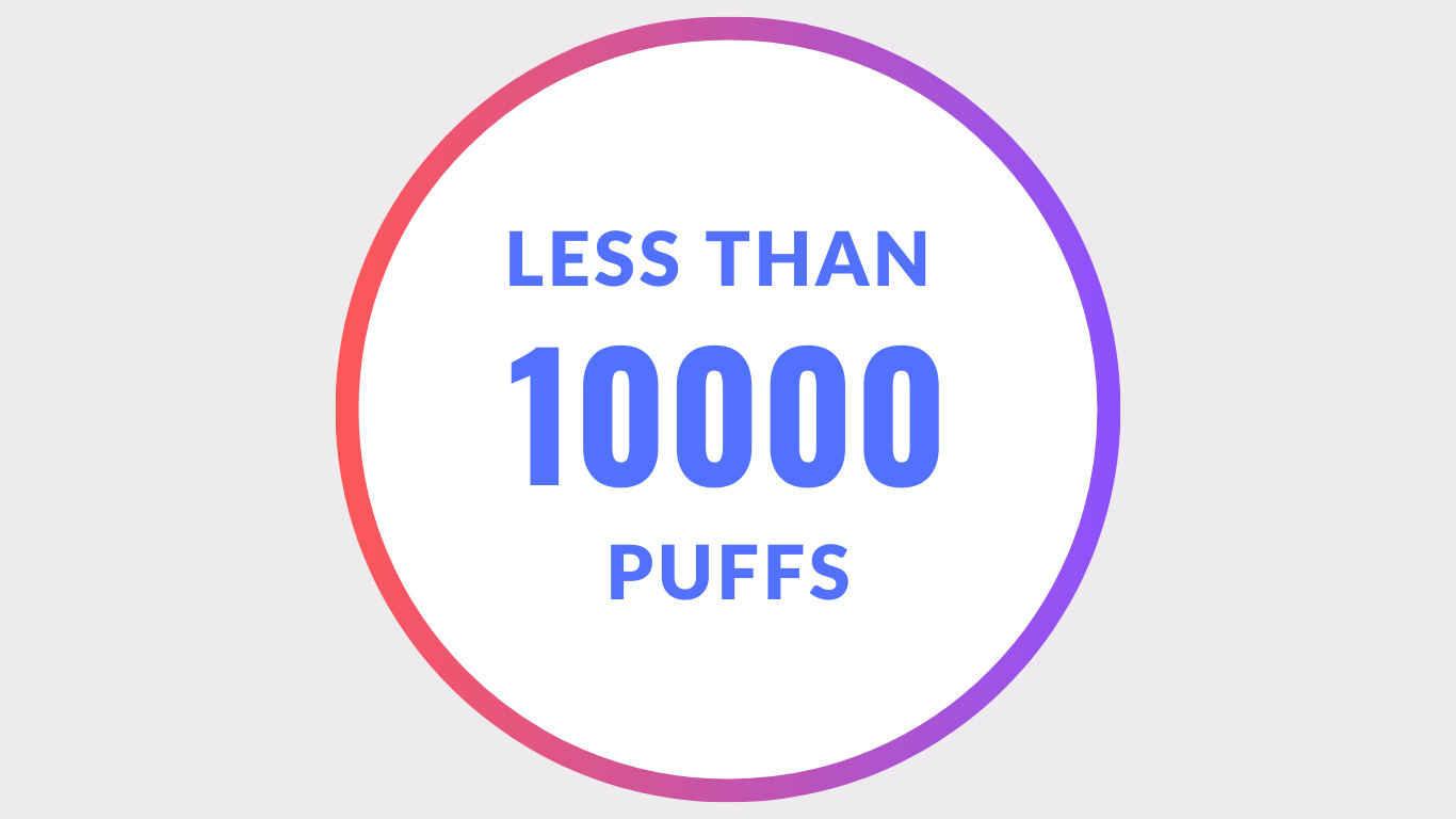 Less Than 10000 Puffs