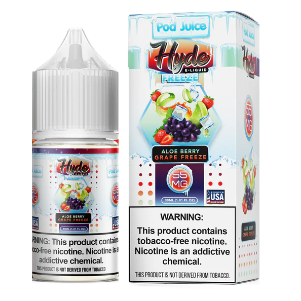 Pod Juice X Hyde Vape Salt Nic 30ml, 35mg & 55mg (9 Flavors)