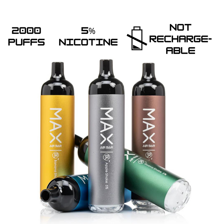 Air Bar Max Disposable Vape 2000 Puffs (3 Flavors)