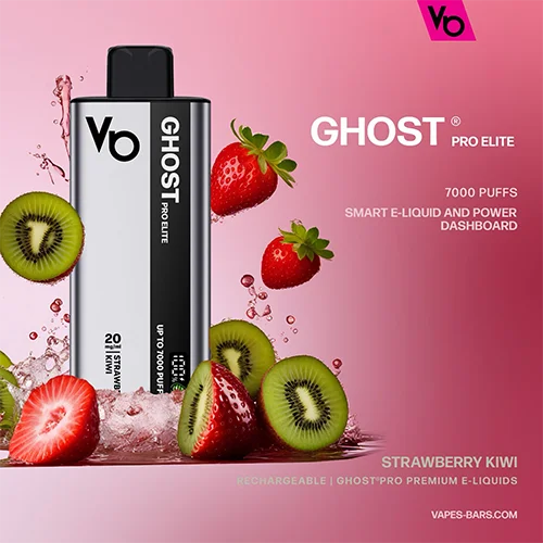 Ghost Pro Elite 7000 Puffs Disposable Vape 2% 20mg Nic 4 Flavors