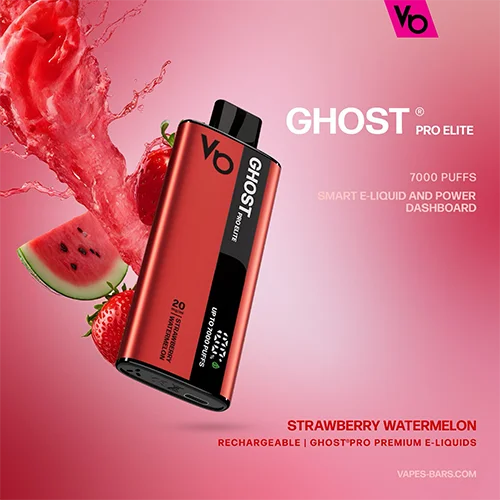 Ghost Pro Elite 7000 Puffs Disposable Vape 2% 20mg Nic 4 Flavors