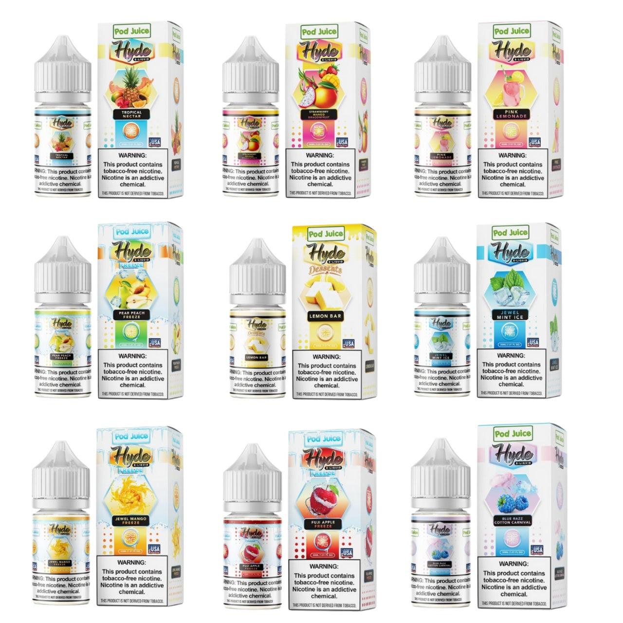 Pod Juice X Hyde Vape Salt best in dubai