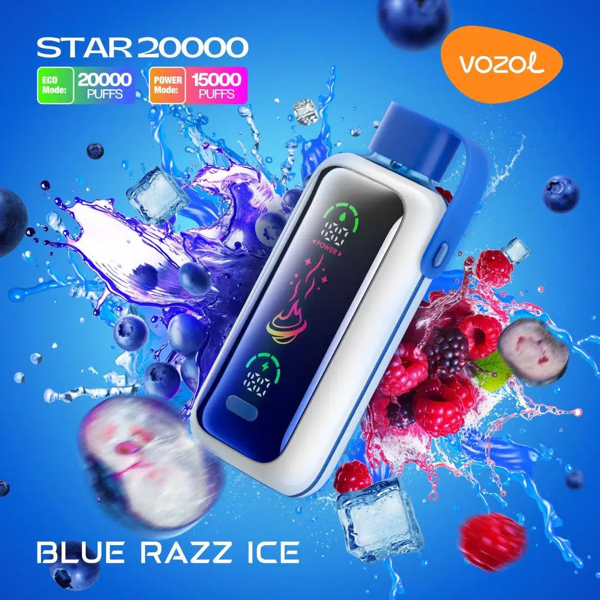 VOZOL Star 20000 Puffs Disposable Vape 5% 50mg Nic 7 Flavors