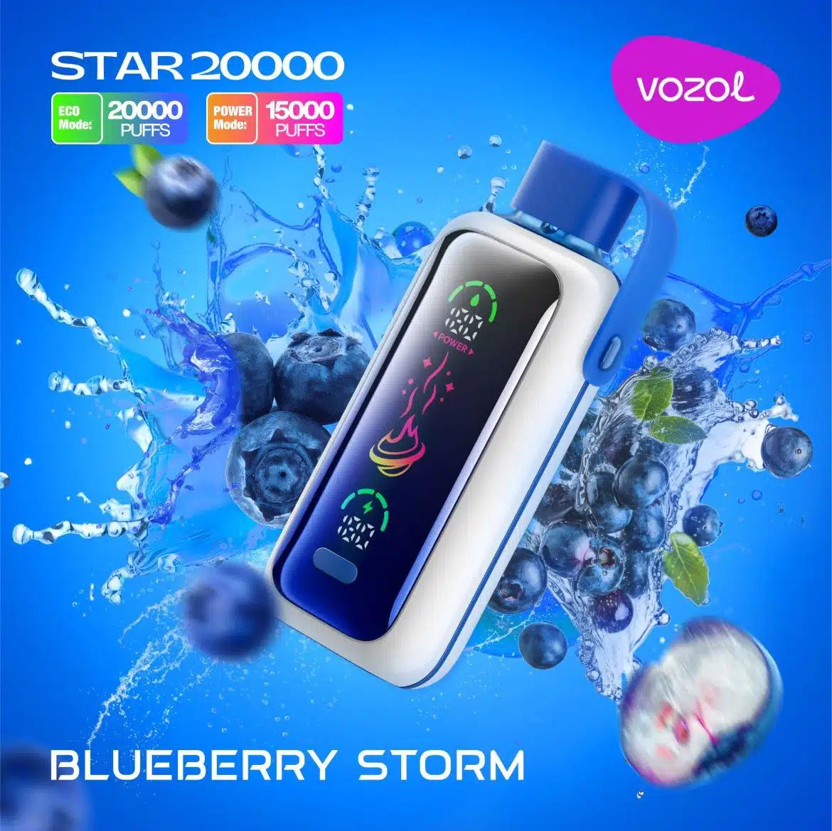 VOZOL Star 20000 Puffs Disposable Vape 5% 50mg Nic 7 Flavors