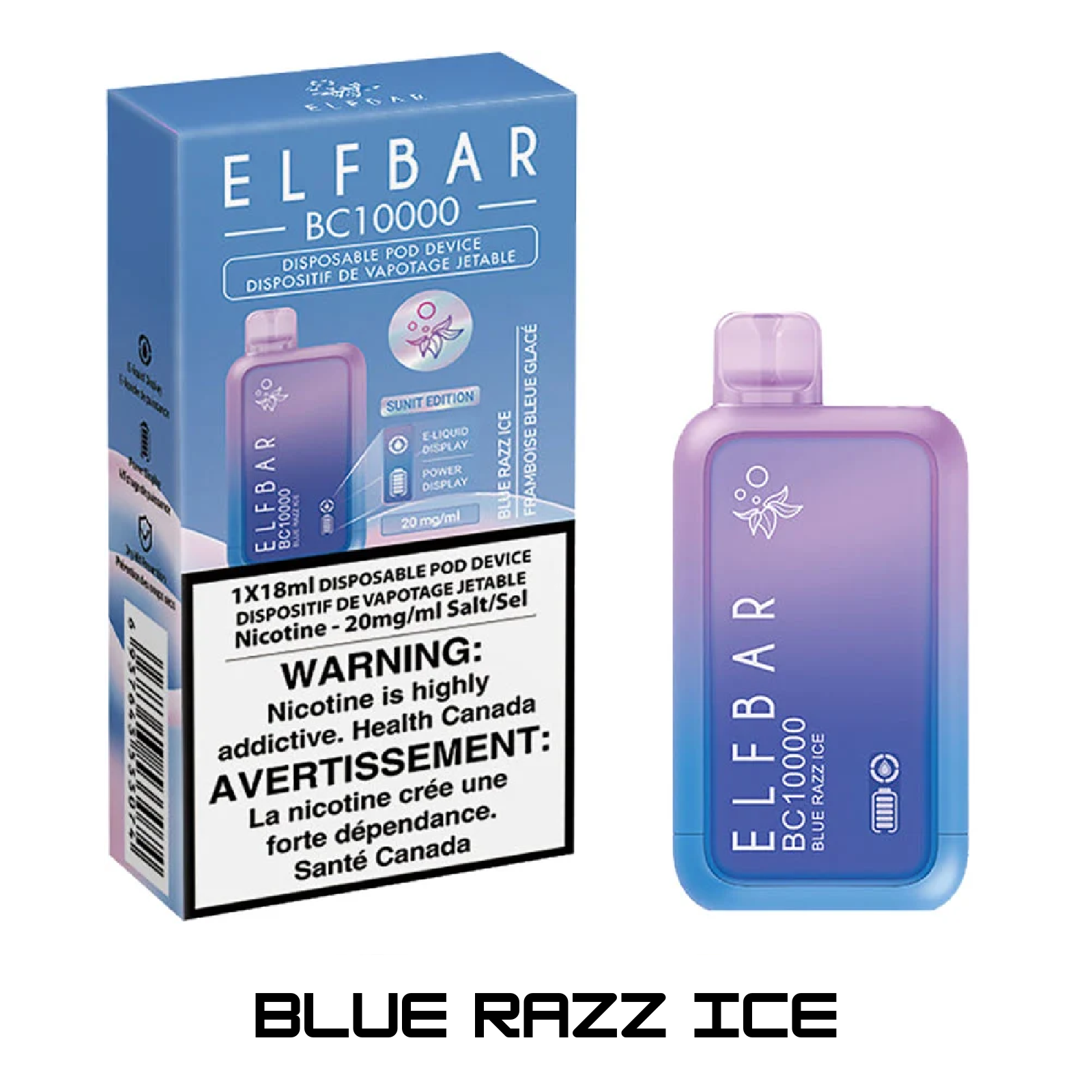 Elf Bar BC10000 Disposable Vape 10000 Puffs 5% 50mg Nic