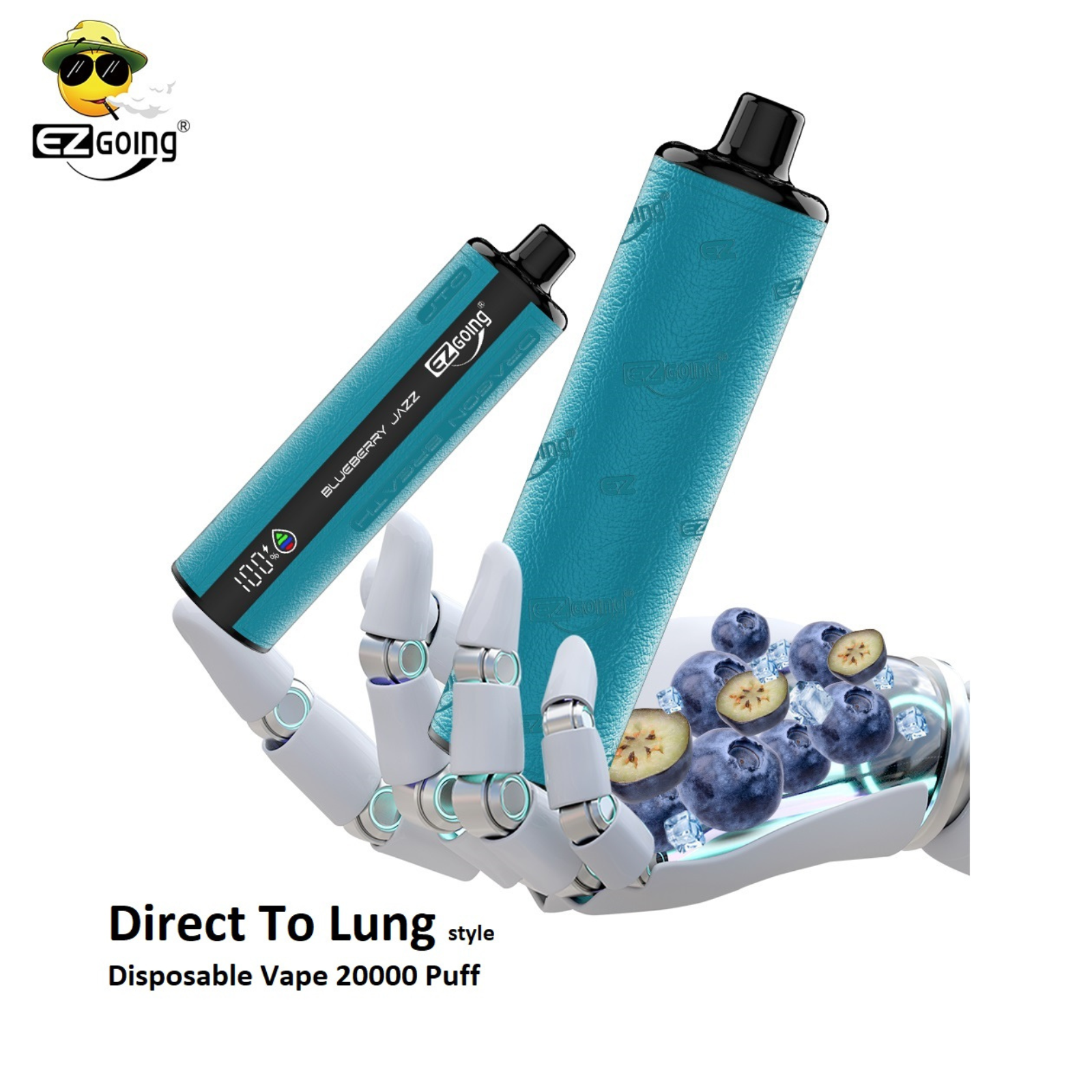 EZ GOING DTL 20000 Puffs Adjustable Airflow Disposable Vape E-Shisha 5% 50mg NIC