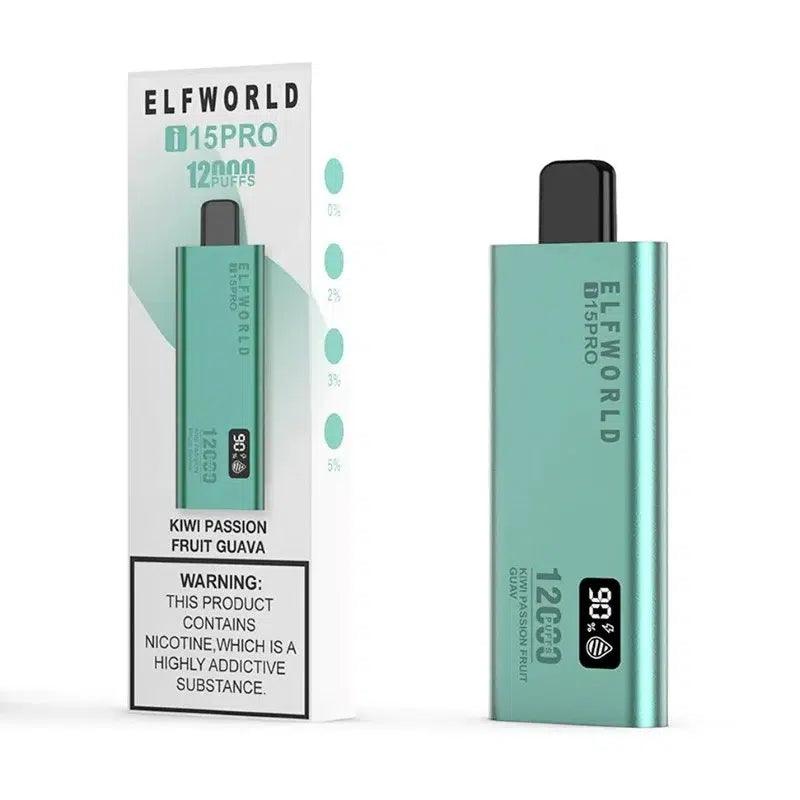 Elf World I15 PRO 12000 Puffs Disposable Vape 2% 20mg and 5% 50mg Nic 7 Flavors