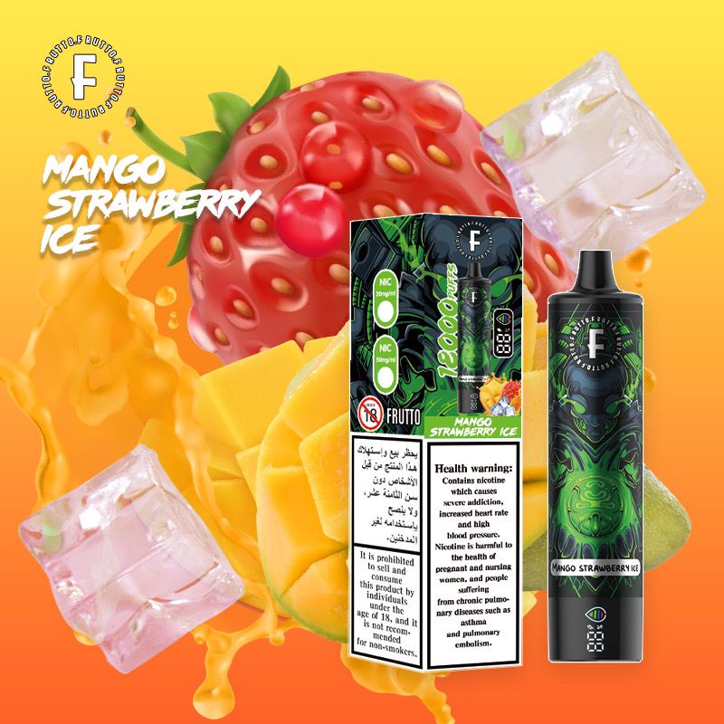 FRUTTO 18000 Puffs Disposable Vape 2% 20mg Nic and 5% 50mg Nic 8 Flavors