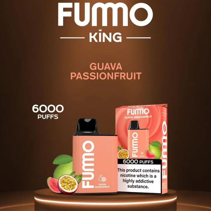 Fummo Fumo King 6000 Puffs Disposable Vape 2% 20mg 10 Flavors