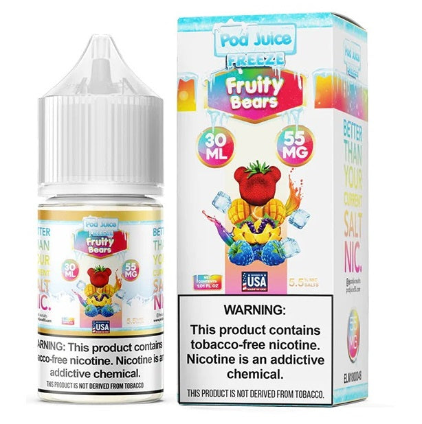 Pod Juice Vape Salt Nic 30ml, 35mg & 55mg (55 Flavors)