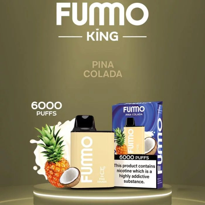 Fummo Fumo King 6000 Puffs Disposable Vape 2% 20mg 10 Flavors