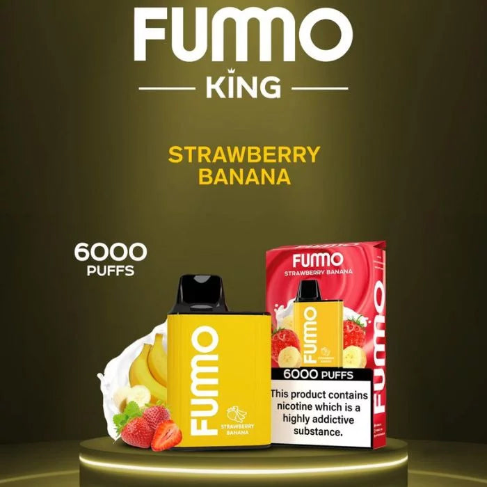 Fummo Fumo King 6000 Puffs Disposable Vape 2% 20mg 10 Flavors