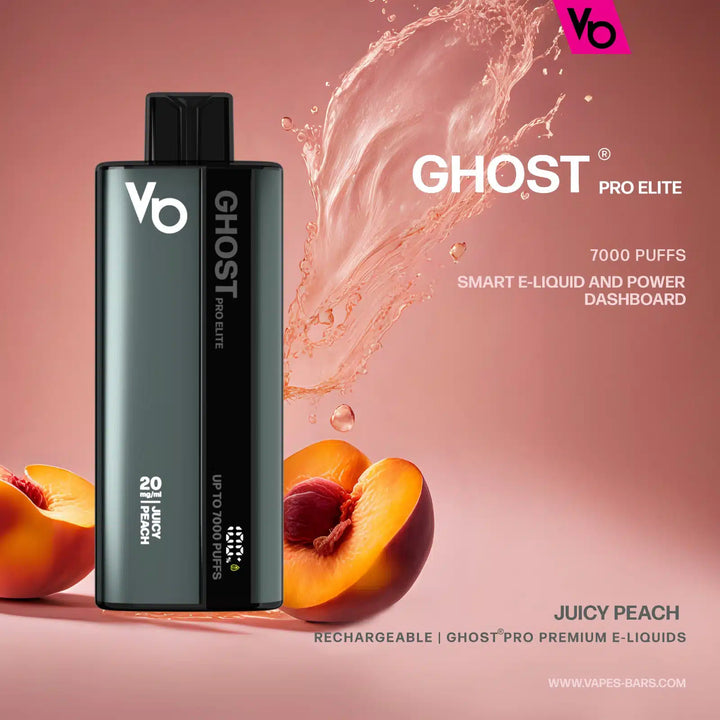 Ghost Pro Elite 7000 Puffs Disposable Vape 2% 20mg Nic 4 Flavors