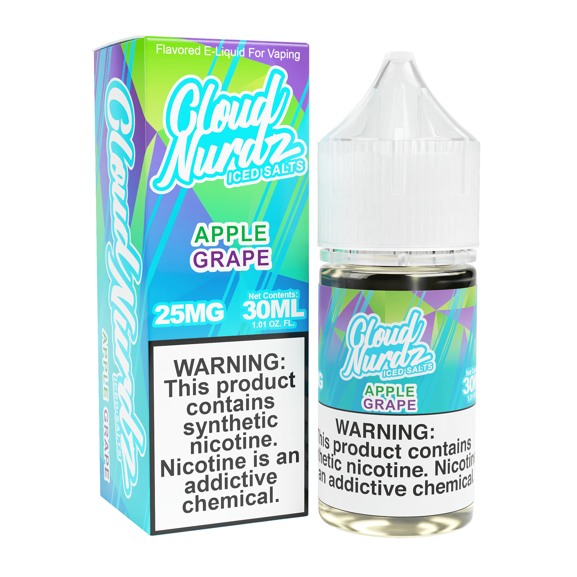 Iced Cloud Nurdz Salt apple grape  Vape Juice best in abu dhabi