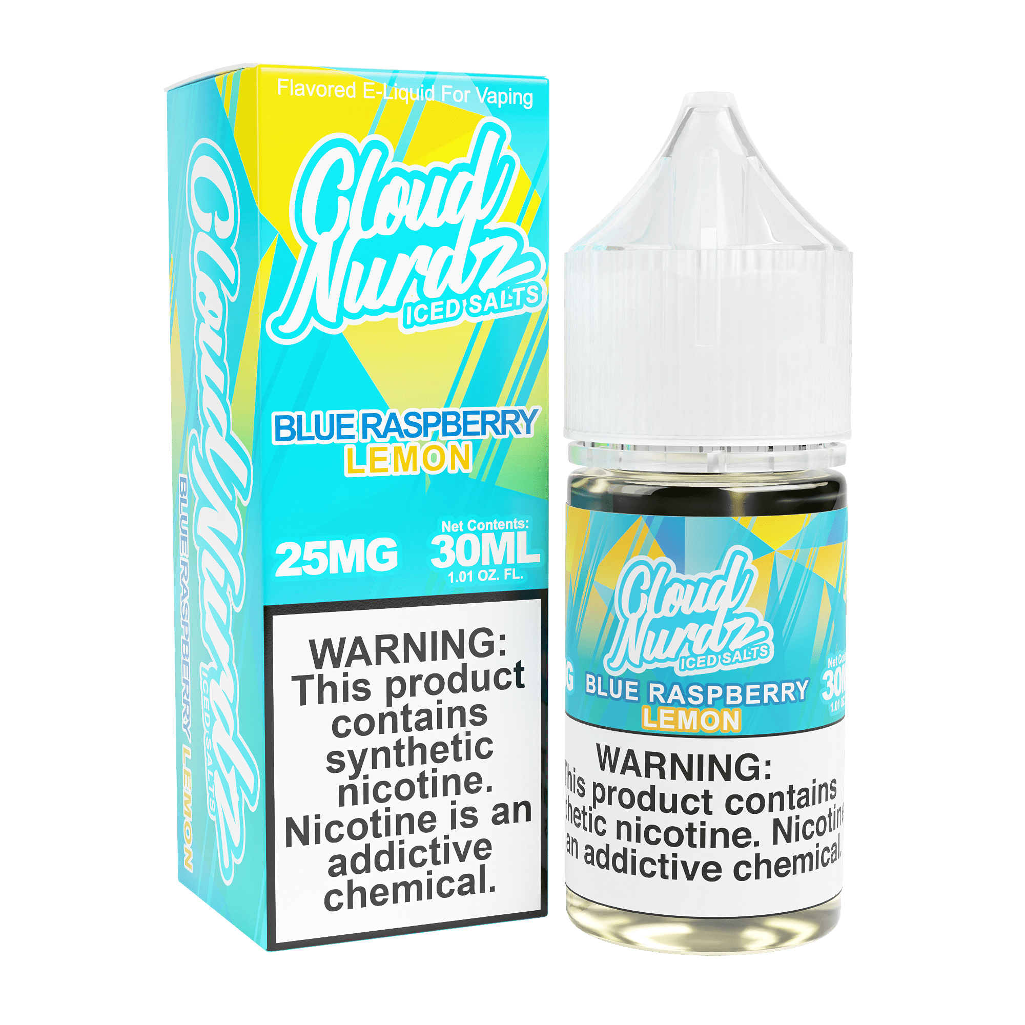 Iced Cloud Nurdz Salt IcedBlueRaspberryLemon  Vape Juice best in dubai