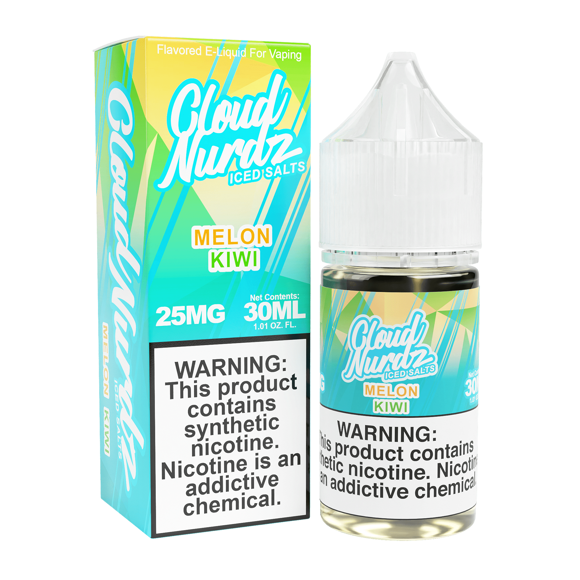 Iced Cloud Nurdz Salt IcedMelonKiwi  Vape Juice best in abu dhabi