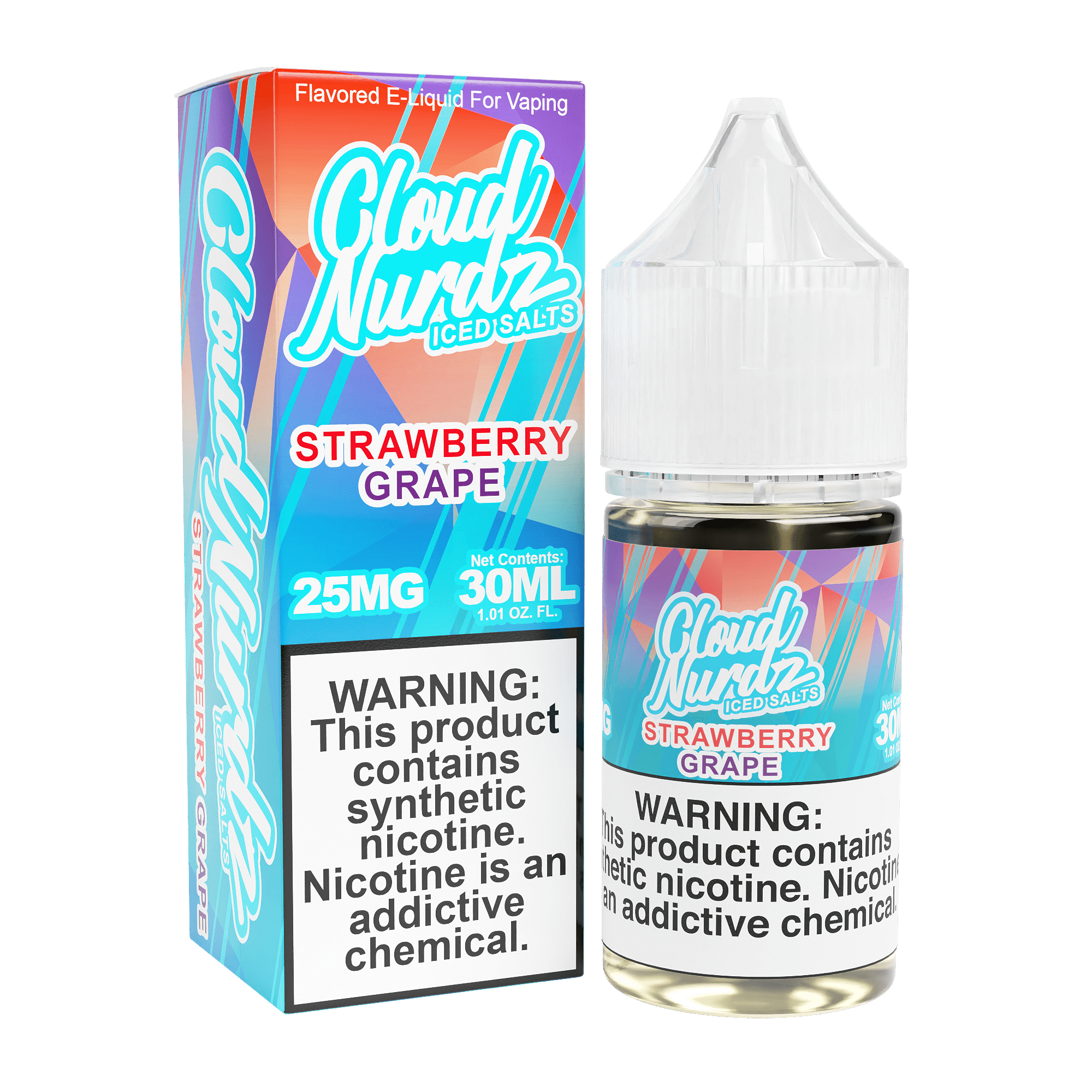 Iced Cloud Nurdz Salt IcedStrawberryGrape Vape Juice best in dubai