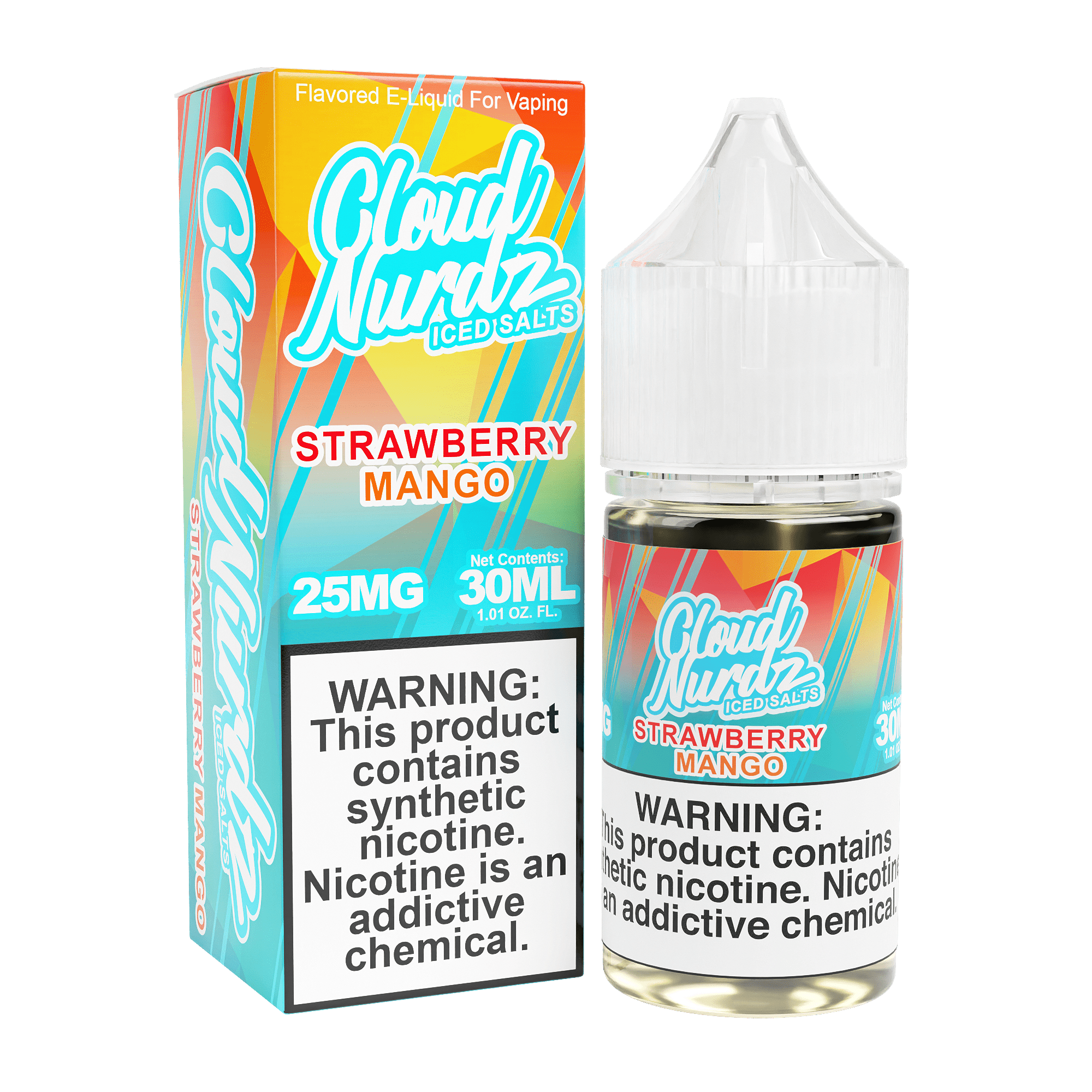 Iced Cloud Nurdz Salt IcedStrawberryMnago Vape Juice best in dubai