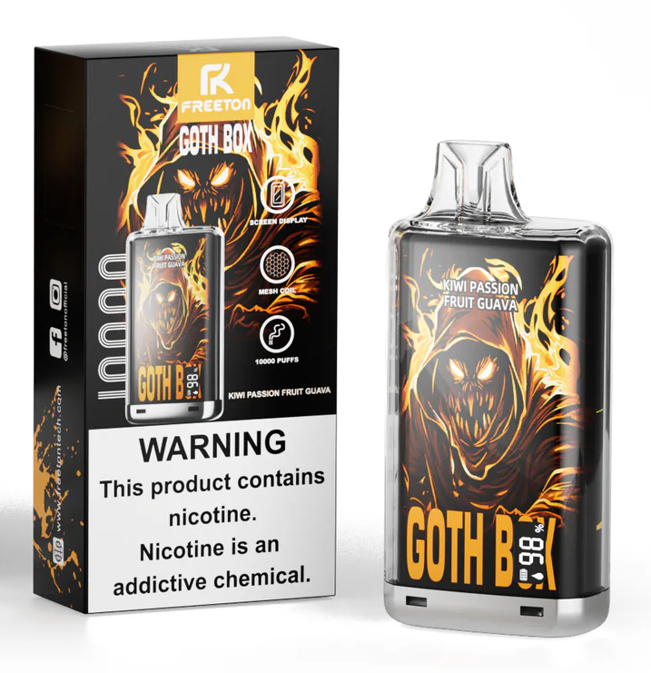 Freeton Goth Box 10000 Puffs Disposable Vape 5% 50mg Nic