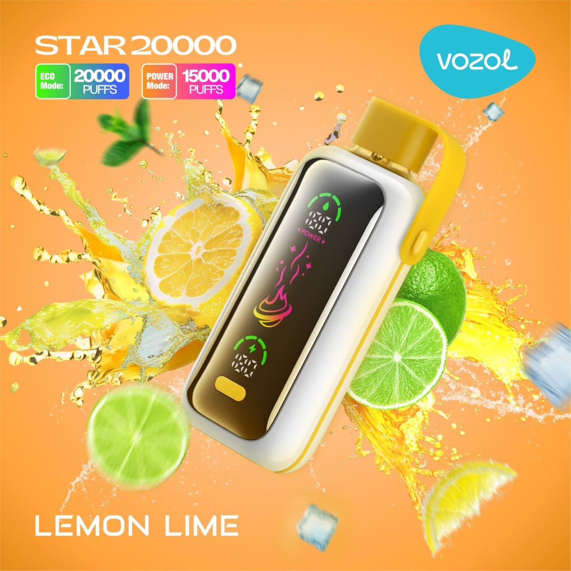 VOZOL Star 20000 Puffs Disposable Vape 5% 50mg Nic 7 Flavors