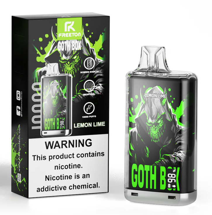 Freeton Goth Box 10000 Puffs Disposable Vape 5% 50mg Nic