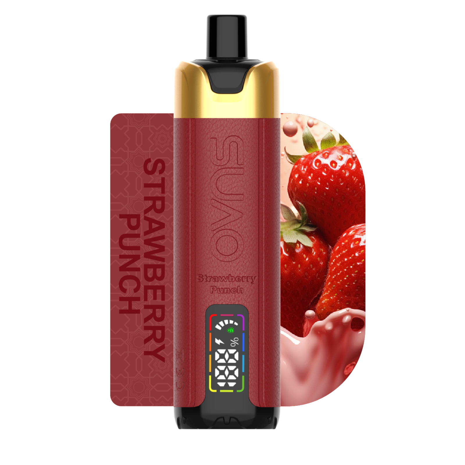 OVNS Golden Crown 20000 Puffs Disposable Vape Dual Digital Screens, Adjustable Airflow, Dual Mesh Coil, 1% 10mg NIC