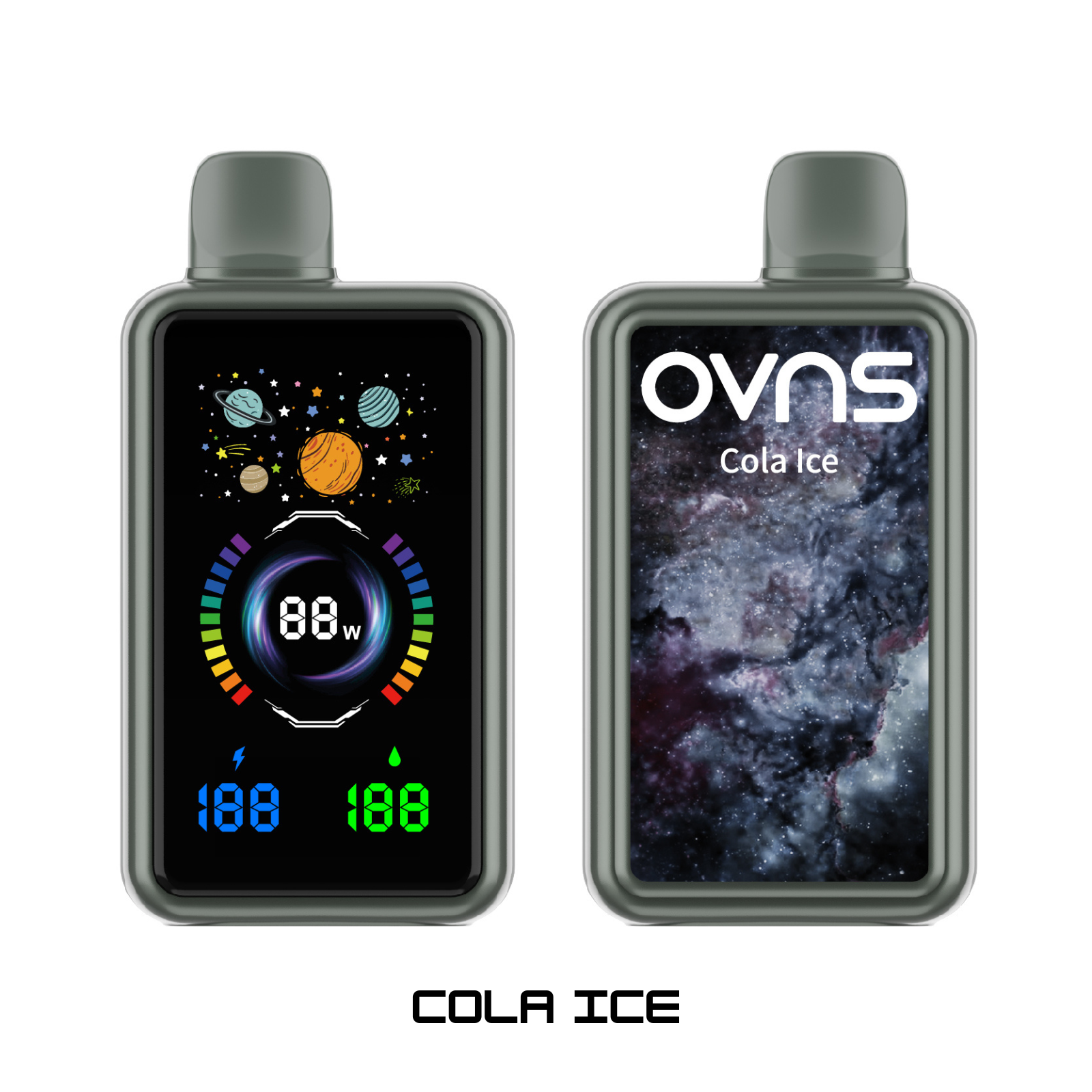 OVNS MESH25 30000 Puffs Adjustable Airflow, OLED Screen, Dual Mesh Coil Disposable Vape 5% NIC