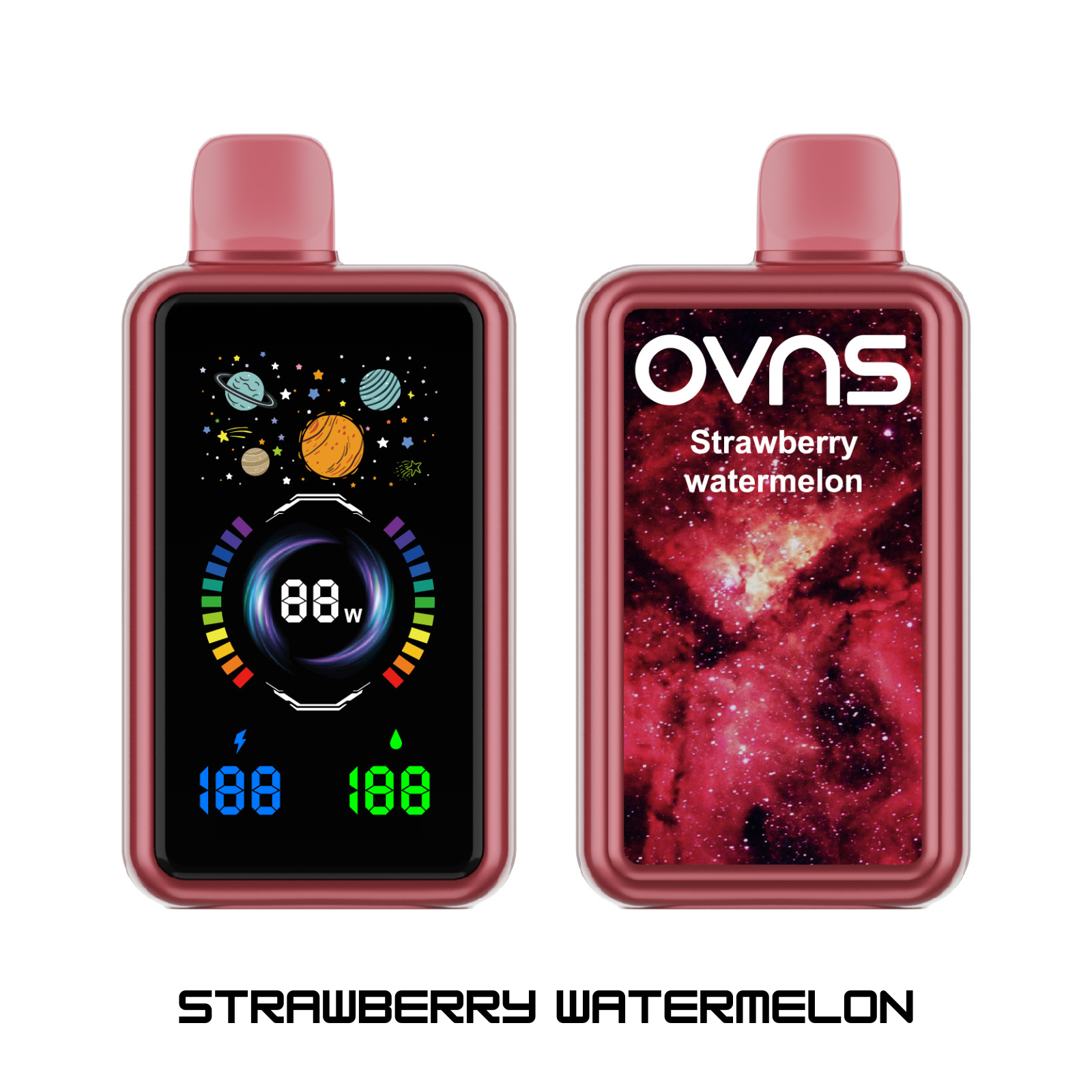 OVNS MESH25 30000 Puffs Adjustable Airflow, OLED Screen, Dual Mesh Coil Disposable Vape 5% NIC