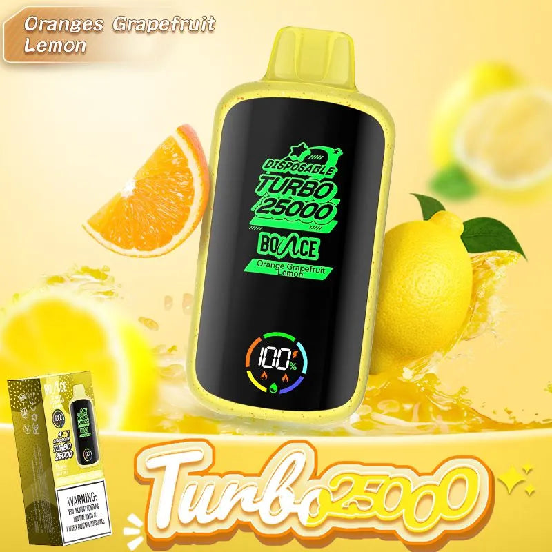 Bounce Turbo 25000 Puffs Disposable Vape 5% 50mg Nic