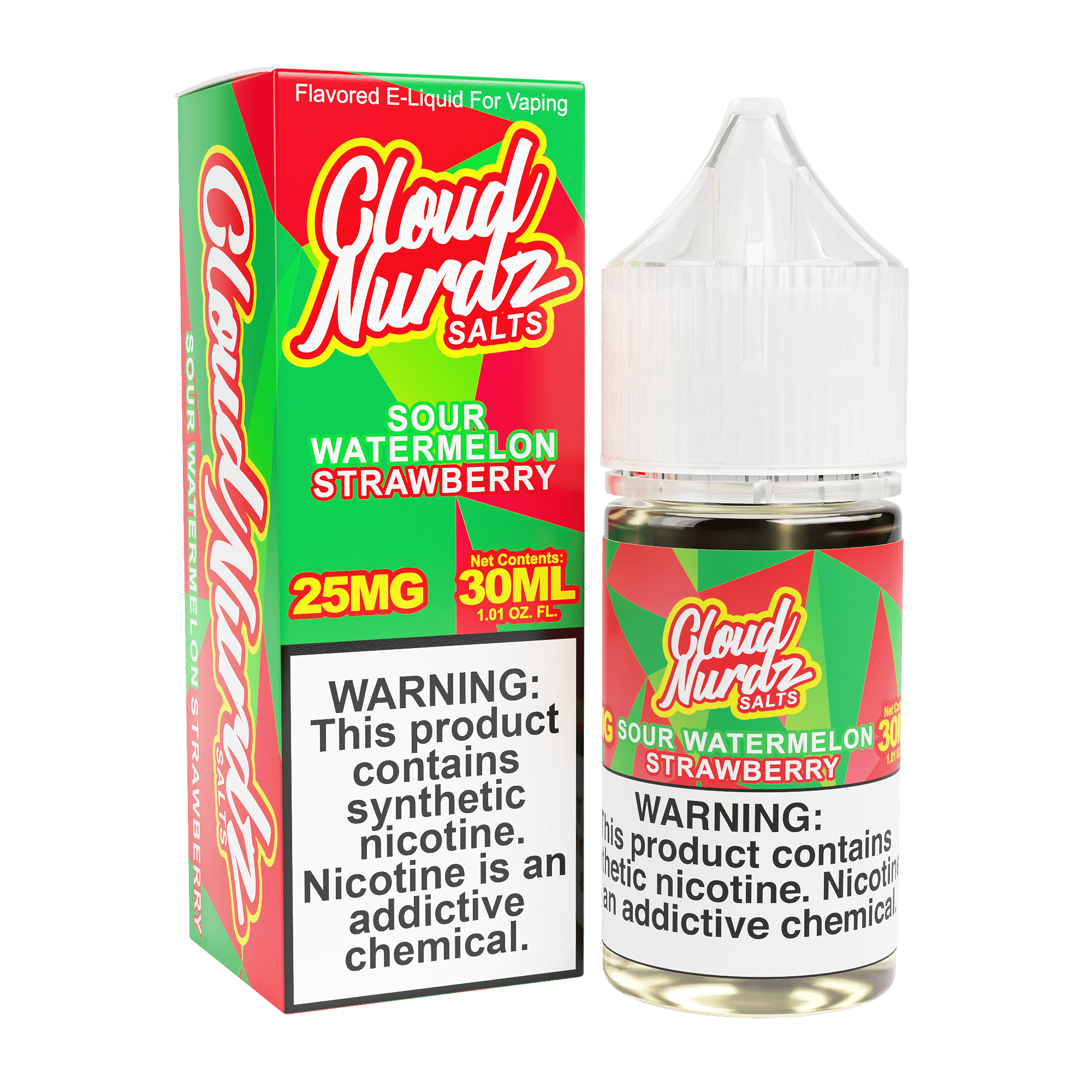 Cloud Nurdz Salt best sourwaterelon strawberry Vape in abu dahbii