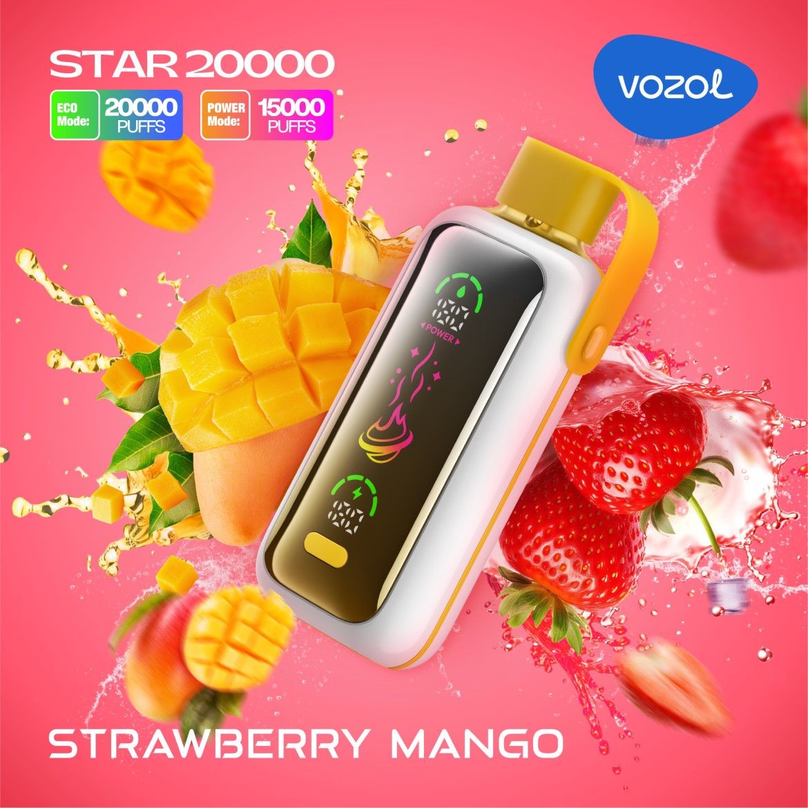 VOZOL Star 20000 Puffs Disposable Vape 5% 50mg Nic 7 Flavors