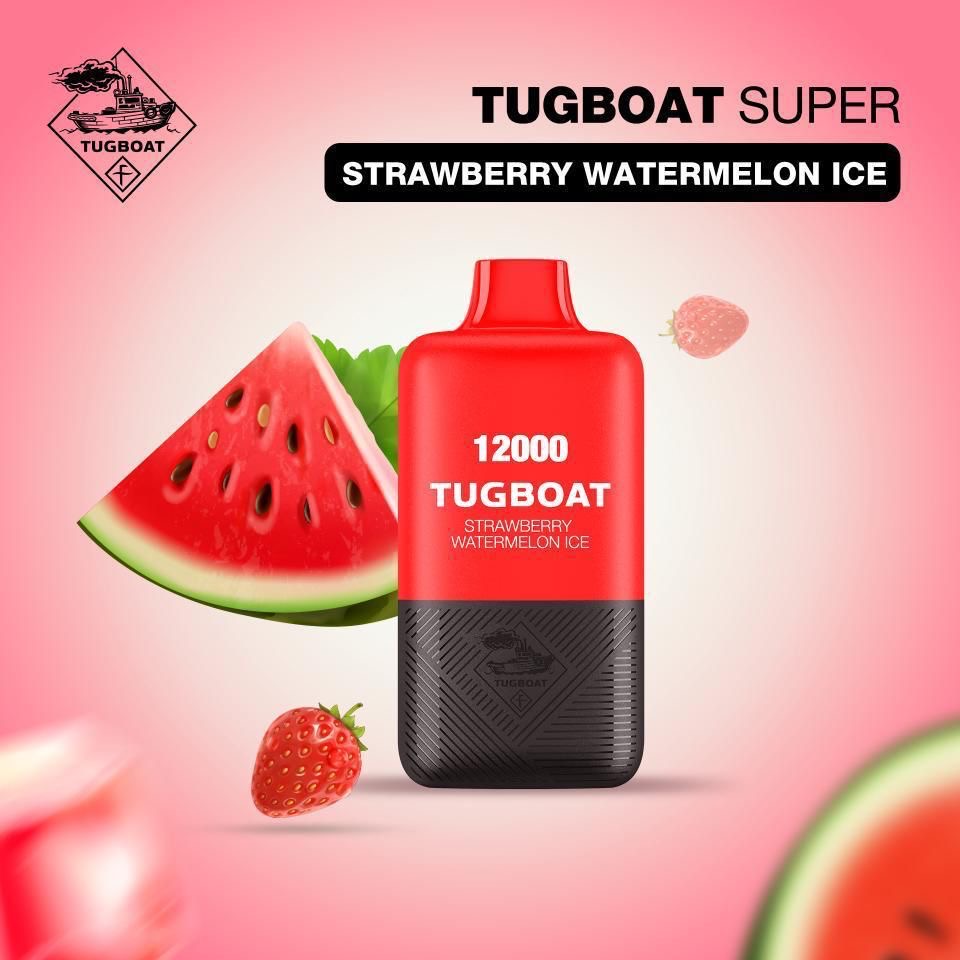 Tugboat Super strawberrywatermelonice  Disposable best vape in dubai