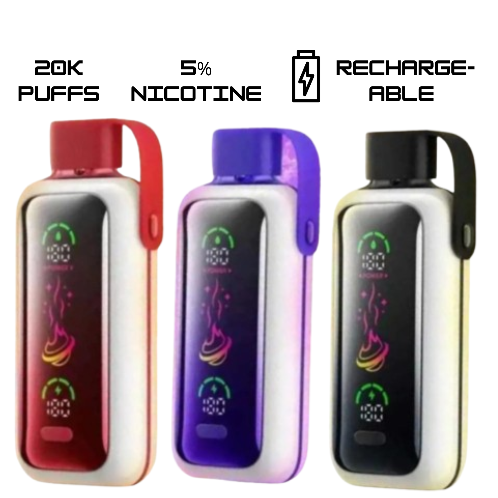 VOZOL Star 20000 Puffs Disposable Vape 5% 50mg Nic 7 Flavors