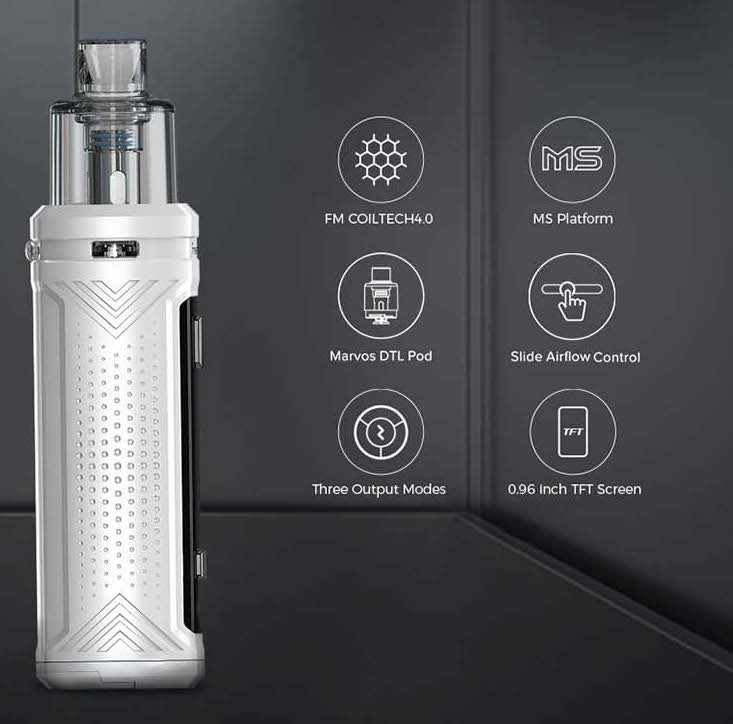 FreeMax Marvos 80W Pod Vape Kit feature in dubai