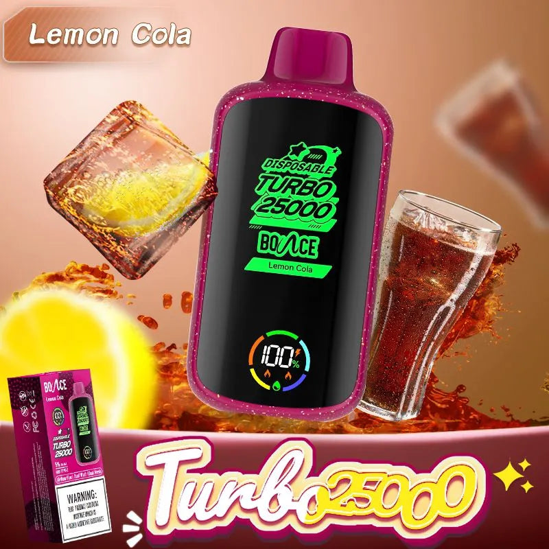 Bounce Turbo 25000 Puffs Disposable Vape 5% 50mg Nic