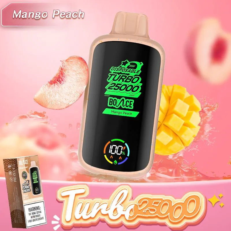 Bounce Turbo 25000 Puffs Disposable Vape 5% 50mg Nic