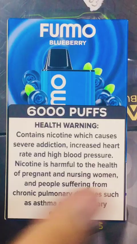 Fummo Fumo King 6000 Puffs Disposable Vape 2% 20mg 10 Flavors