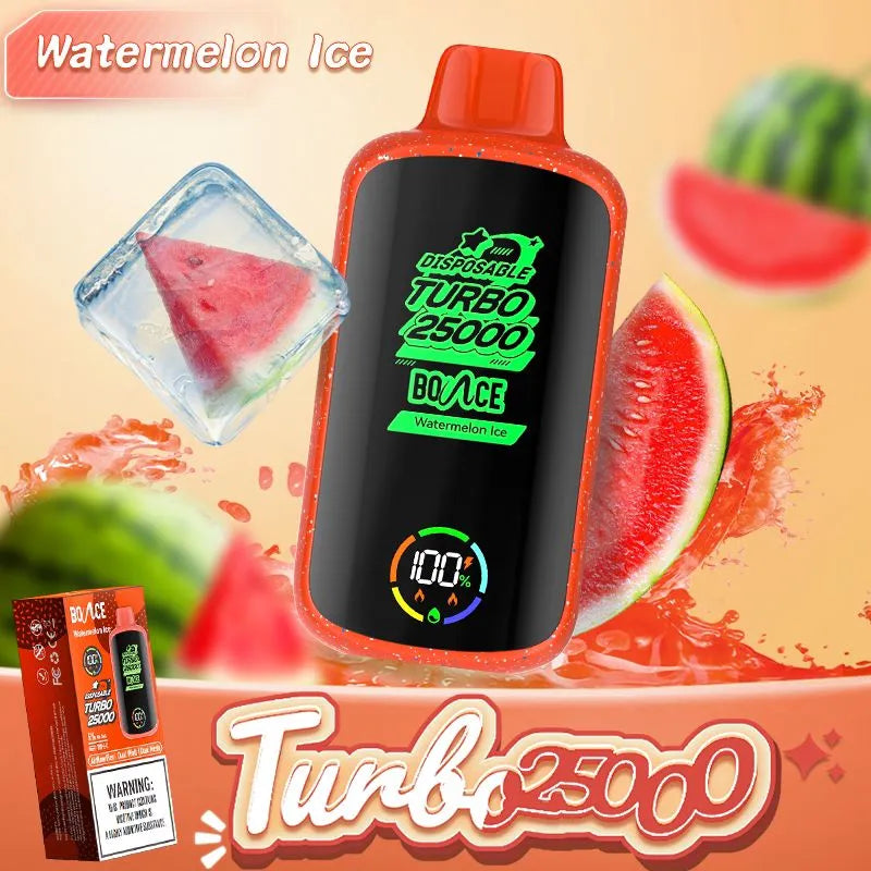 Bounce Turbo 25000 Puffs Disposable Vape 5% 50mg Nic