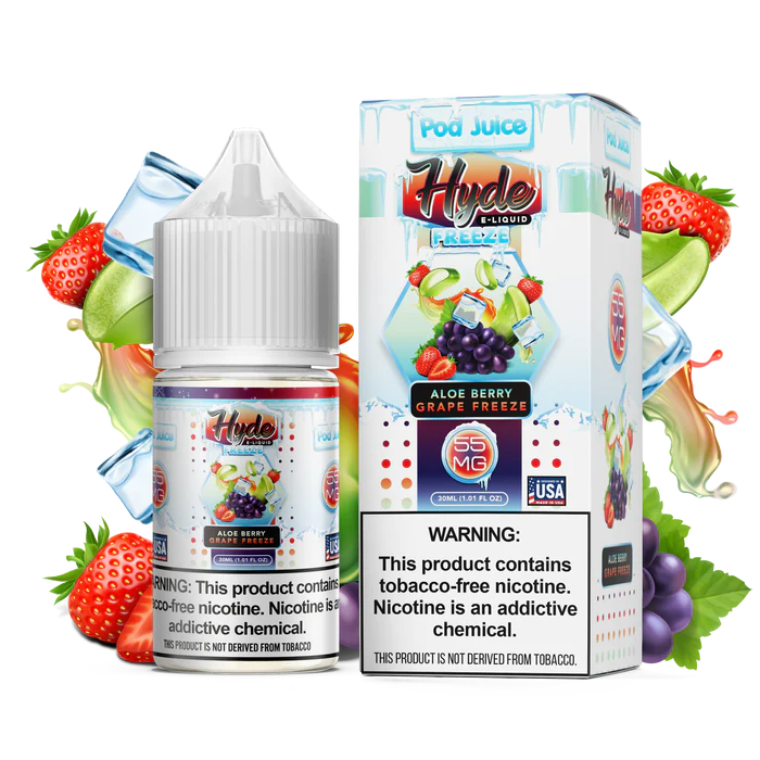 Pod Juice X Hyde Vape Aloegrapefreeze Salt best in dubai