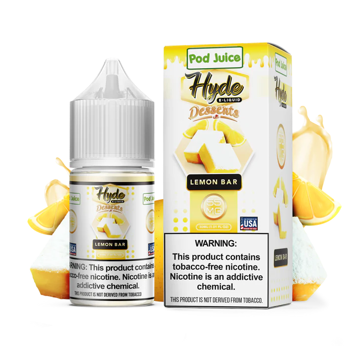 Pod Juice X Hyde lemonbarVape Salt best in dubai